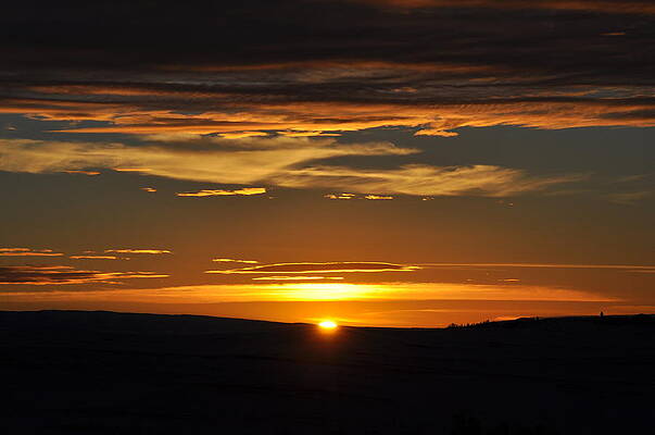 Setting Sun by Mike Helland