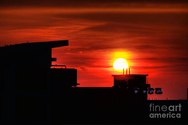  Photograph - Setting Sun by Steven K Sembach 