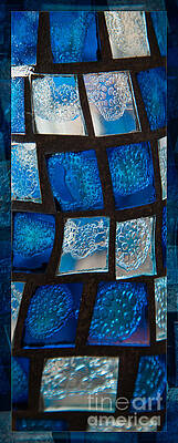 Wall Art - Painting - Shades of Blue I by Omaste Witkowski