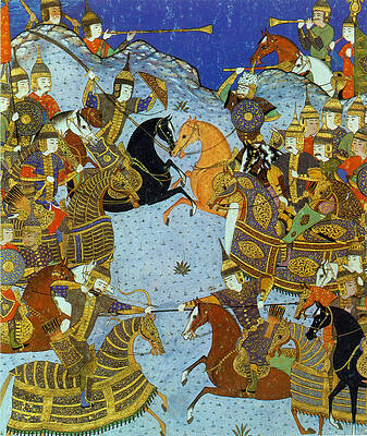Wall Art - Photograph - Shahnameh, National Epic Of Greater Iran by Science Source