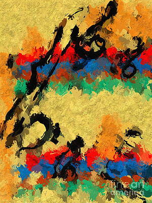 Wall Art - Digital Art - Shaky Start by Lon Chaffin