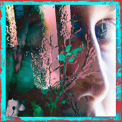 Wall Art - Mixed Media - She Dreams of Barnacles and Branches by Ann Tracy