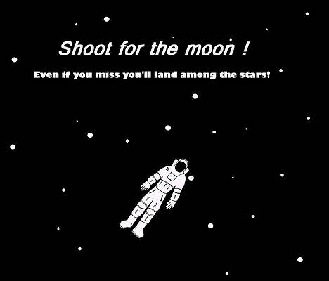 Shoot for the moon by Dean Watson