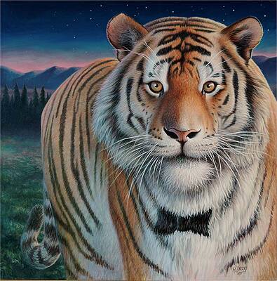 ZooFari Poster The Siberian Tiger by Hans Droog ZooFari Poster The Siberian Tiger by Hans Droog