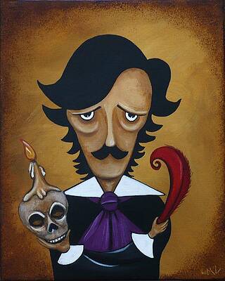 Silence A Poe Caricature by Charlene Murray Zatloukal Silence A Poe Caricature by Charlene Murray Zatloukal
