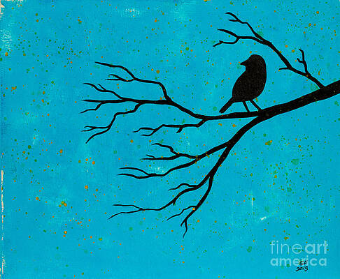 Silhouette blue by Stefanie Forck