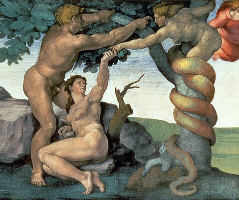 Wall Art - Painting - Sistine Chapel Ceiling by Michelangelo