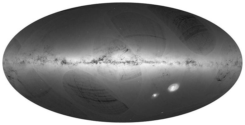 Wall Art - Photograph - Sky Map, Gaia Satellite by Science Source