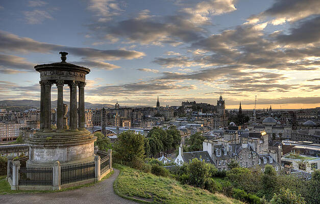 Skyline of Edinburgh Scotland by Michalakis Ppalis Skyline of Edinburgh Scotland by Michalakis Ppalis