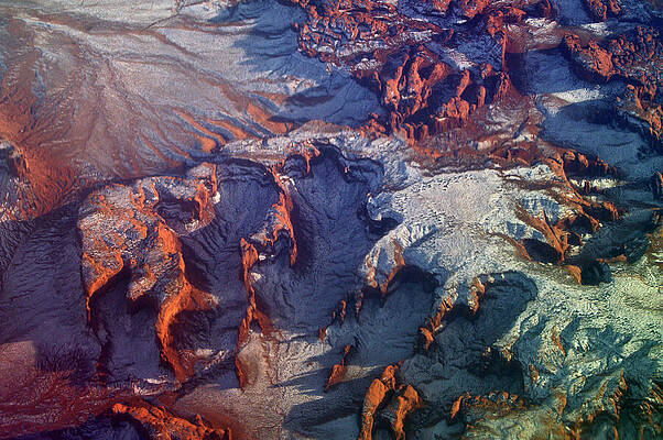 Wall Art - Photograph - Slickrock Amphitheater - Aerial by Jeremy Rhoades