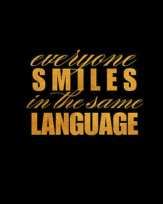 Wall Art - Digital Art - Smile Imagine I by South Social Graphics