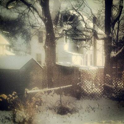 Wall Art - Photograph - Snow Scene 1 by Genevieve Esson