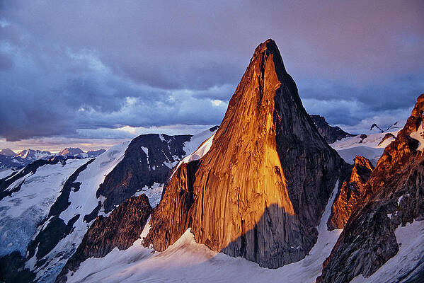 Wall Art - Photograph - Snowpatch Spire, Bugaboos, Canada by Whit Richardson