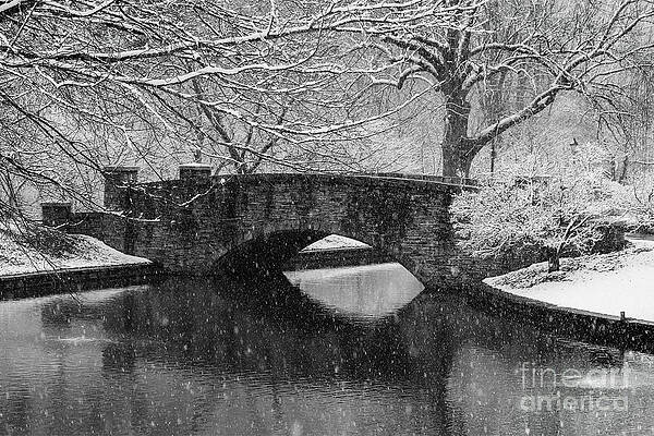 Snowy Bridge at Freedom Park I by Robert Yaeger Snowy Bridge at Freedom Park I by Robert Yaeger