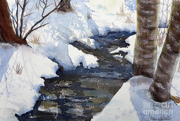 Snowy creek by Marisa Gabetta Snowy creek by Marisa Gabetta
