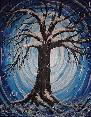 Snowy Tree of Life 020215 by Angie Butler Snowy Tree of Life 020215 by Angie Butler