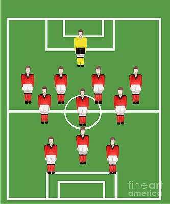 Soccer team football players by Tom Conway Soccer team football players by Tom Conway