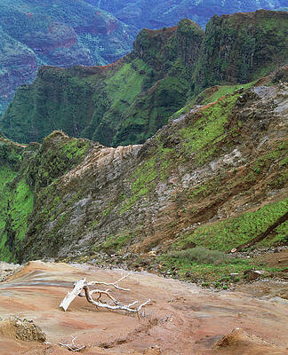 Wall Art - Photograph - Soil Erosion On The Sides Of A Canyon by Science Photo Library