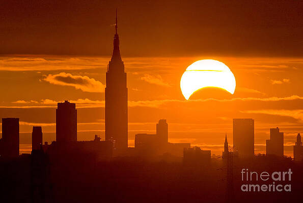 Wall Art - Photograph - Solar Eclipse on Nov 3rd 2013 by Chris Cook