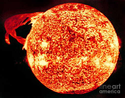 Wall Art - Photograph - Solar Flare Skylab by Science Source