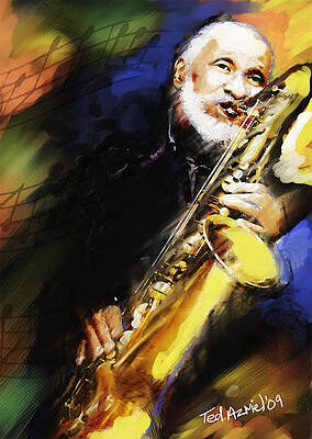 Sonny Rollins Groovin' The Sax by Ted Azriel Sonny Rollins Groovin' The Sax by Ted Azriel