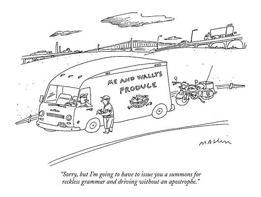 Wall Art - Drawing - Sorry, But I'm Going To Have To Issue by Michael Maslin