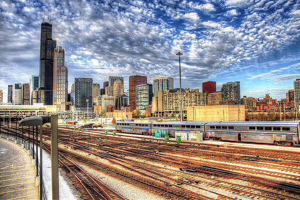  Photograph - South Loop Skyline by Steven K Sembach 