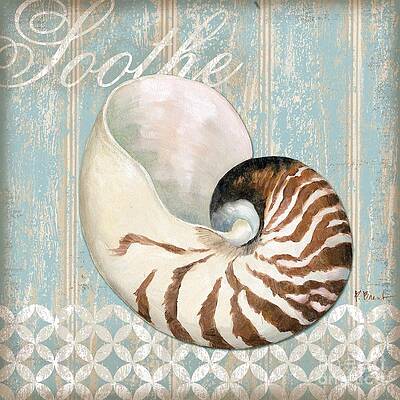 Wall Art - Painting - Spa Shells I by Paul Brent