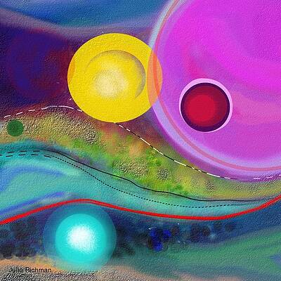 Space Landscape by Julie Richman Space Landscape by Julie Richman