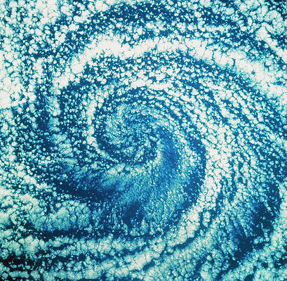 Wall Art - Photograph - Space Shuttle Image Of A Pacific Cyclone by Science Photo Library