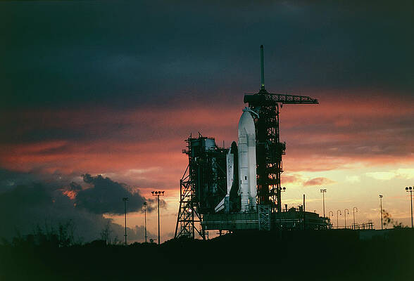 Wall Art - Photograph - Space Shuttle Sts-2 On Launchpad by Science Photo Library