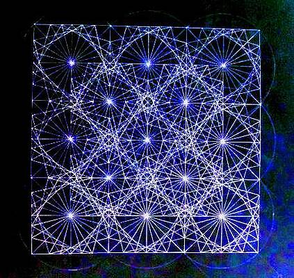 Wall Art - Drawing - Space Time at Planck Length Vibrating at Speed of Light due to Heisenberg Uncertainty Principle by Jason Padgett