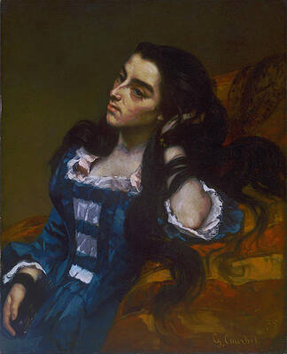 Spanish Woman Print by Gustave Courbet