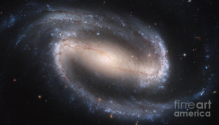 Wall Art - Photograph - Spiral Galaxy Ngc 1300 by Science Source
