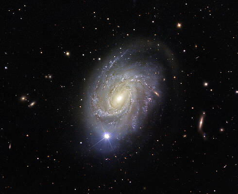 Wall Art - Photograph - Spiral Galaxy Ngc 4981 by ESO/Science Source