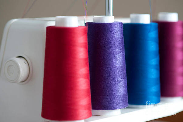 Wall Art - Photograph - Spools Of Thread by Jim Corwin