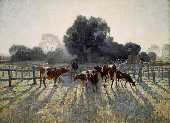 Spring frost Print by Elioth Gruner