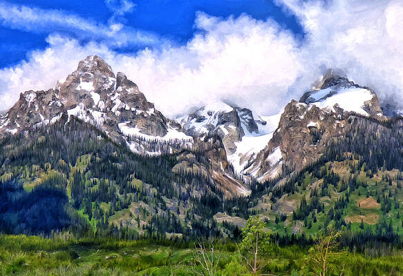 Spring in the Grand Tetons by Michael Pickett Spring in the Grand Tetons by Michael Pickett