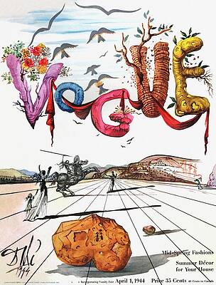 Wall Art - Photograph - Spring Letters With A Visage Of Dali by Salvador Dali