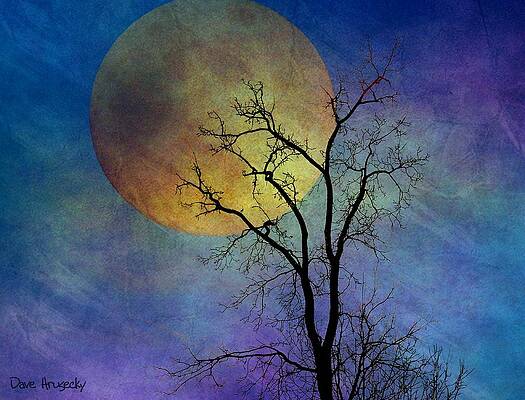 Spring moon by Dave Hrusecky