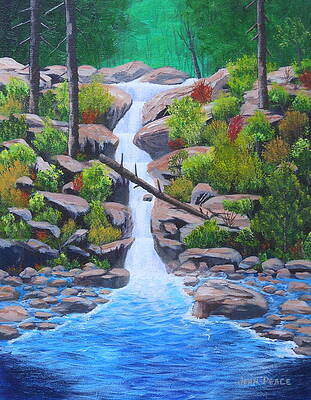 Springtime in the mountains by Jean Peace