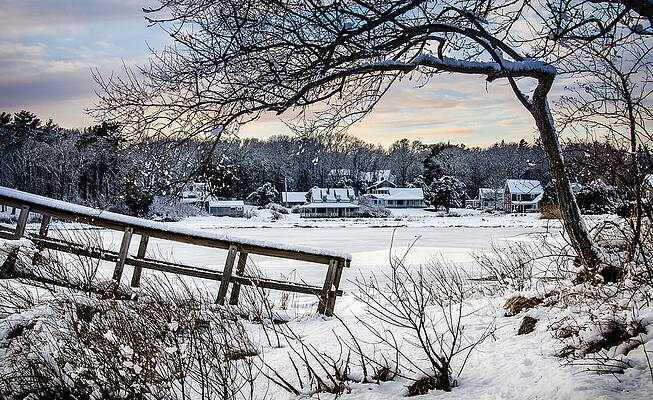Squeteague Harbor Winter by Jennifer Kano Squeteague Harbor Winter by Jennifer Kano