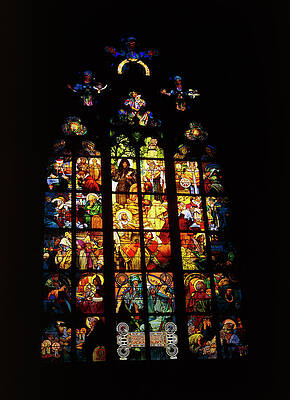 Wall Art - Photograph - Stained-glass Window by Science Photo Library
