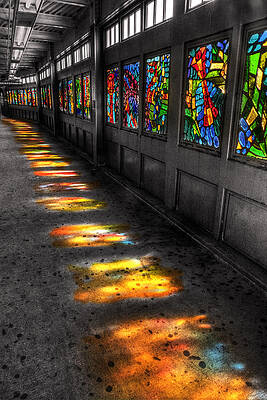 Wall Art - Digital Art - Stains in the Path by William Fields