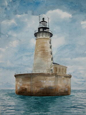 Stannard Rock Lighthouse by Lisa Pope Stannard Rock Lighthouse by Lisa Pope