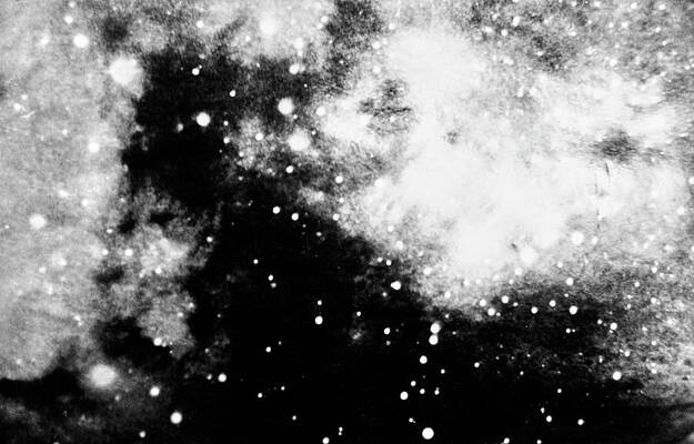 Wall Art - Photograph - Stars And Cloud-like Forms In A Night Sky by Duane Michals