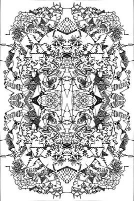 Wall Art - Drawing - Stat by Daniel Rustad