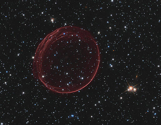 Wall Art - Photograph - Stellar Explosion Remnant Snr 0509 by Science Source