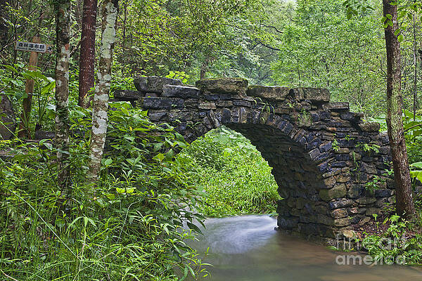 Wall Art - Photograph - Stone Arch Bridge, China by David Davis