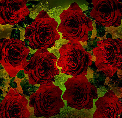 Wall Art - Painting - Stop And Smell The Roses by Ally  White